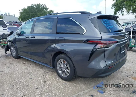 2025 Toyota Sienna Le из США, поврежденный, VIN 5TDBSKFC7SS160831